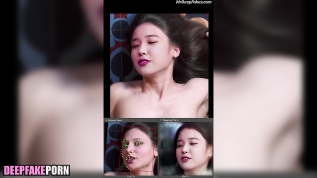 Moaning IU 아이유 has the strongest orgasm 오르가슴 in solo deepfake 딥페이크