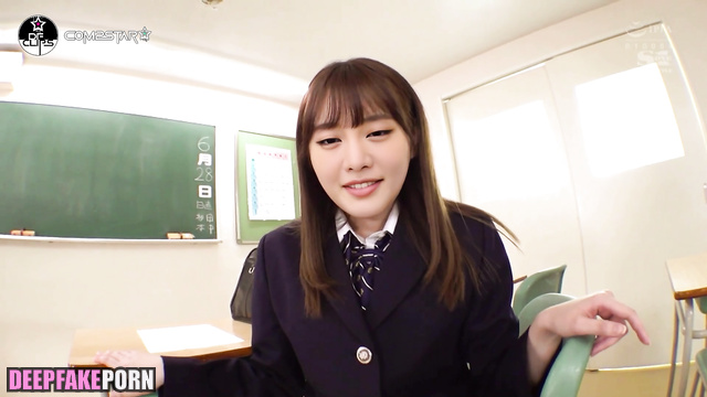 Fake Minnie (민니 섹스 장면) having awesome fuck in high school // [PREMIUM]