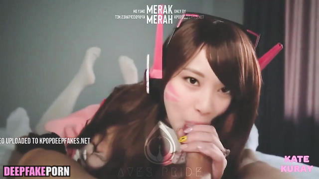 Cute cosplay porn scene with Tzuyu [TWICE] = 쯔위 트와이스 가짜 연예인 포르노