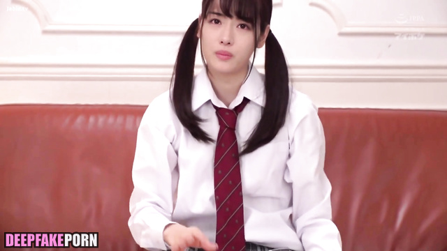 Schoolgirl sucking after lessons (石原 さとみ 本物の偽物) ai Satomi Ishihara [PREMIUM]