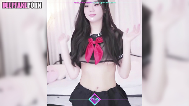 Dance in transparent suit / 지수 블랙핑크 / Jisoo solo face swap [PREMIUM]