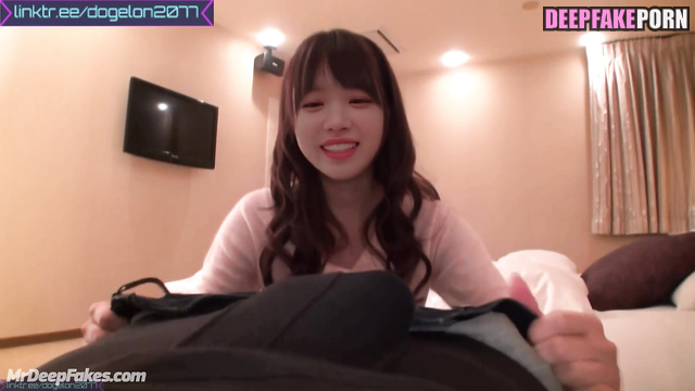 Sexy Chaewon hot celebrity sex with ex-boyfriend (アイズワン ディープフェイクポルノ)