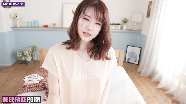Pretty babe Naeun enjoying tender morning sex, ai / エーピンク 本物の偽物 [PREMIUM]