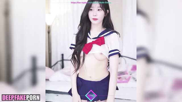 Korean schoolgirl IU decided to dance sexy (아이유 딥페이크 영상) [PREMIUM]