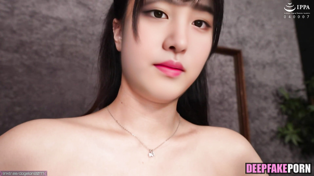 Brunette asking guys for licking her tits, fake Liz (アイヴ ポルノ) [PREMIUM]