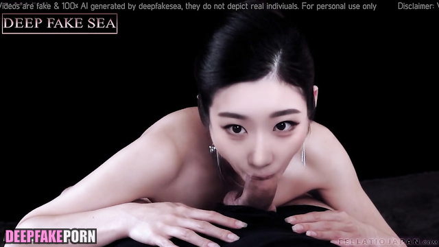 Chaeryeong is professional in oral sex - fakeapp (채령 딥페이크 영상)