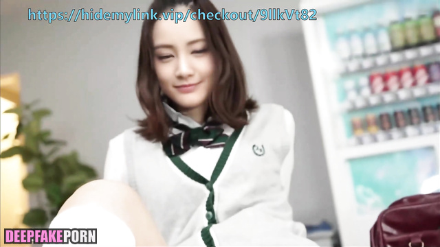 AI 人工知能 李一桐 Li Yitong saw how I look at her and allowed to jerk off