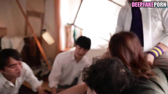 Janice Man sudden gangbang after work - fakeapp // 文咏珊 名人性爱