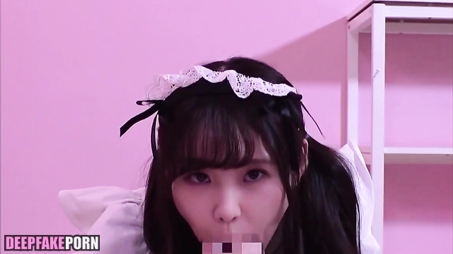 Housemaid made blowjob after room cleaning, fake Jun Hyo-seong (전효성 시크릿)