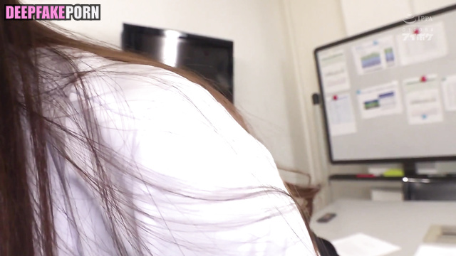 Young secretary seduced her boss - Zhou Ye face swap (周也 性爱录像带) [PREMIUM]