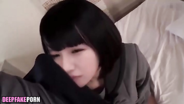 School slut makes brilliant blowjob - 渡邉美穂 日向坂46 Miho Watanabe [fakeapp]