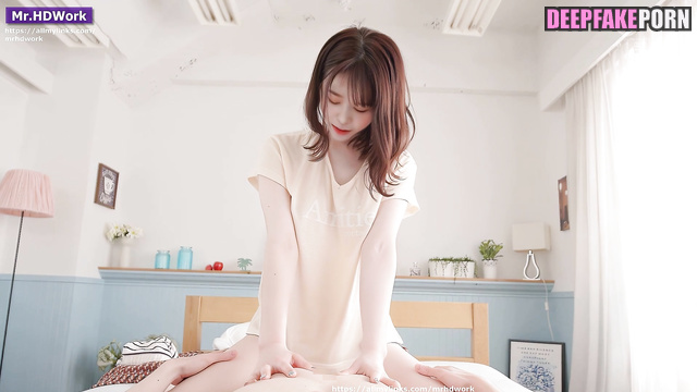 Tender morning sex scenes with Minju (アイズワン 本物の偽物) and her fucker [PREMIUM]