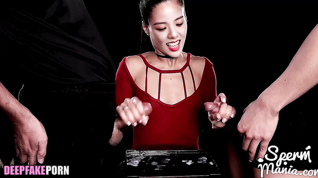 Sexy Jisoo (지수 블랙핑크) topless handjob & footjob ai scenes [PREMIUM]