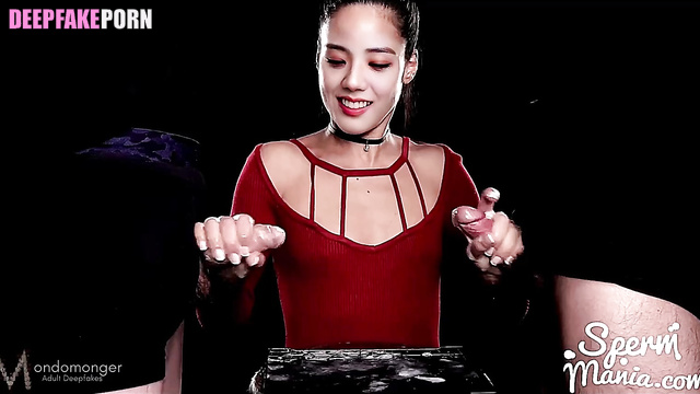 Sexy Jisoo (지수 블랙핑크) topless handjob & footjob ai scenes [PREMIUM]