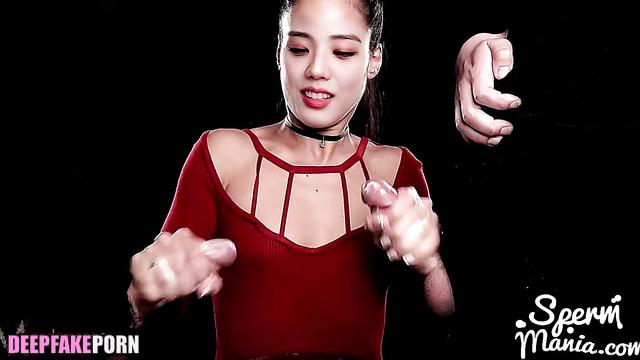 Sexy Jisoo (지수 블랙핑크) topless handjob & footjob ai scenes [PREMIUM]