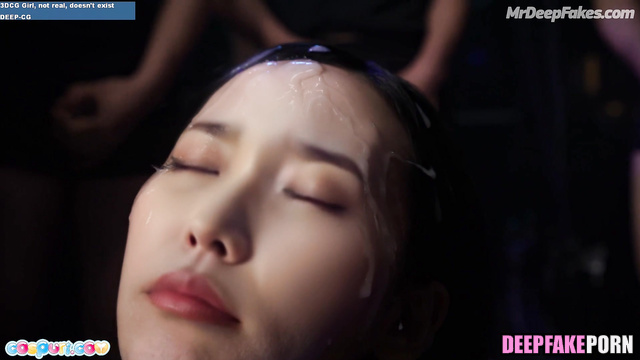 All of guys in this gangbang 한국어 leave cumshot on IU's face Korean 아이유