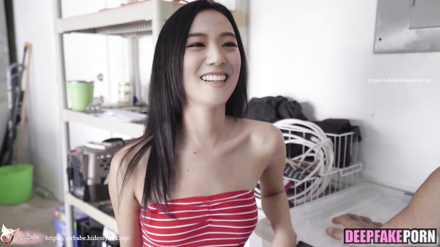 (지수 블랙핑크) doggystyle on the hood with driver - fakeapp sexy Jisoo