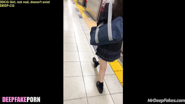 Deepfake ディープフェイク Hanni relaxes with me after study ニュージーンズ NewJeans