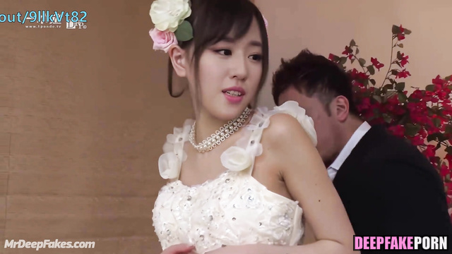 智能换脸 Sexy bride 刘亦菲 Liu Yifei has to show her pussy smart face change