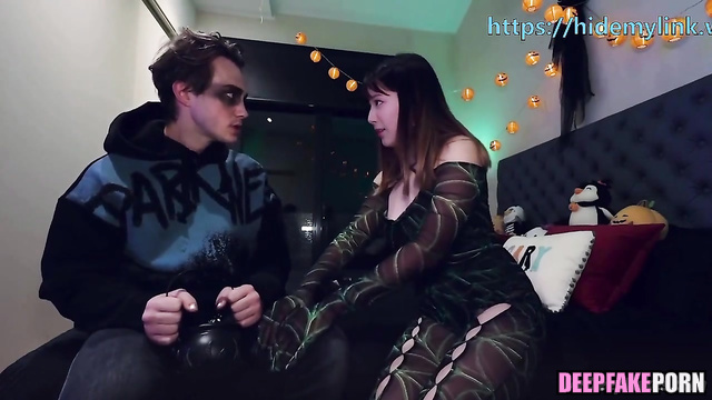 She got her best gift on Halloween // 杨紫 性爱录像带 Yang Zi hot celeb sex