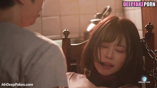 Sex scenes with gag in mouth / pretty Minju (アイズワン ディープフェイクビデオ)