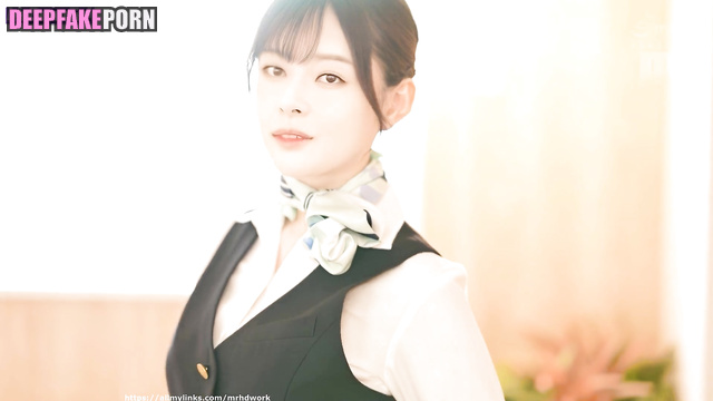 Nara (권나라 헬로비너스) getting cunnilingus after hard flight / real fake