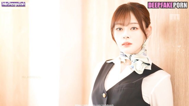 Nara (권나라 헬로비너스) getting cunnilingus after hard flight / real fake