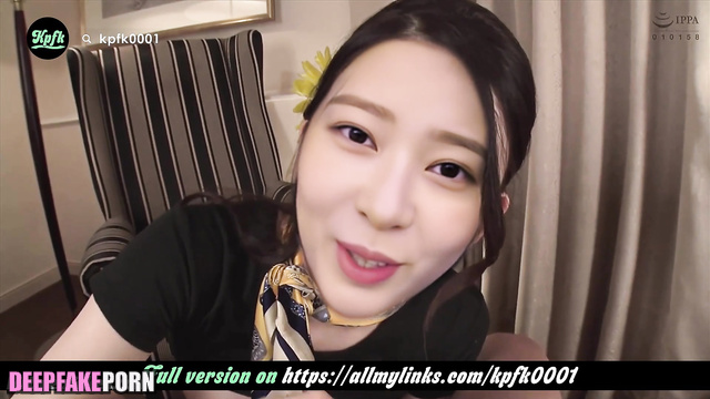 Handjob plus titsjob after date / アイズワン ディープフェイクビデオ fake Minju