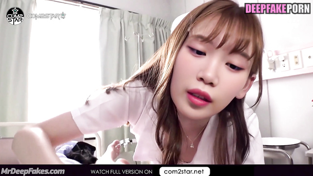 Sexy nurse wanna care of your cock / アイズワン セックスシーン fake Chaewon
