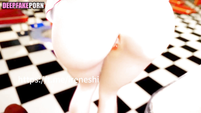 Cartoon girl [奎丁 深度伪造视频] was fucked by big white guy - Zamy A.I.