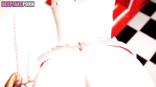 Cartoon girl [奎丁 深度伪造视频] was fucked by big white guy - Zamy A.I.