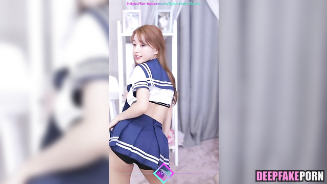 Funny dance for her bestie (Wonyoung solo deepfake video) アイヴ 本物の偽物 [PREMIUM]