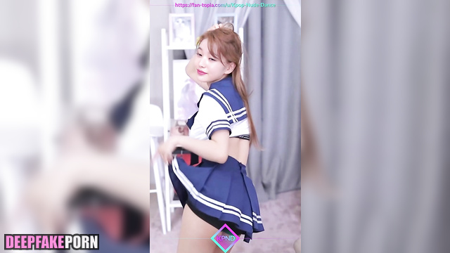 Funny dance for her bestie (Wonyoung solo deepfake video) アイヴ 本物の偽物 [PREMIUM]