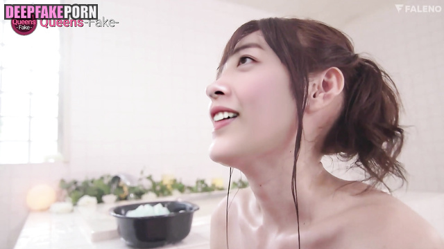 Girl showered his cock before sex / 西野七瀬 乃木坂46 Nanase Nishino A.I. [PREMIUM]