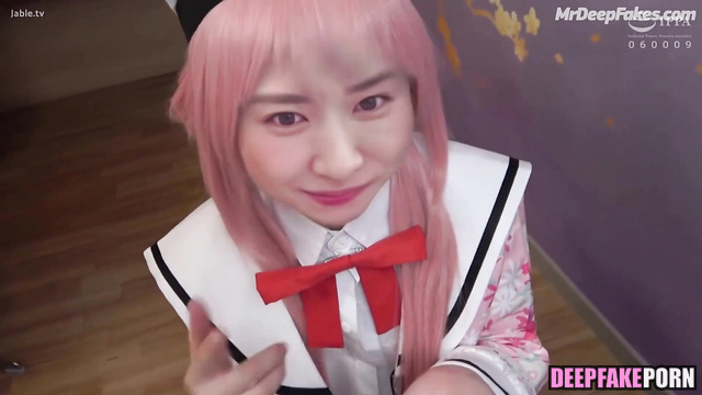 Fucker watching her cute masturbation (あらがき ゆい 本物の偽物) Yui Aragaki A.I.