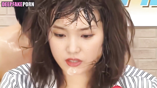 Bitch got a cum on her hair during the broadcast, IU fakeapp 아이유 진짜 가짜 [PREMIUM]