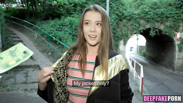 Brunette earns money with a street blowjobs / Jisoo real fake 지수 블랙핑크 [PREMIUM]