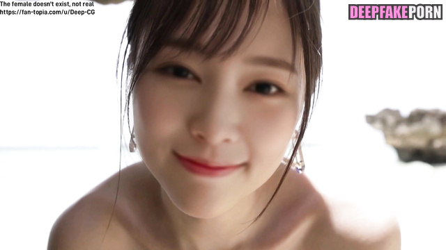 Naked korean babe waiting for you on the island (Minju) アイズワン 本物の偽物 [PREMIUM]