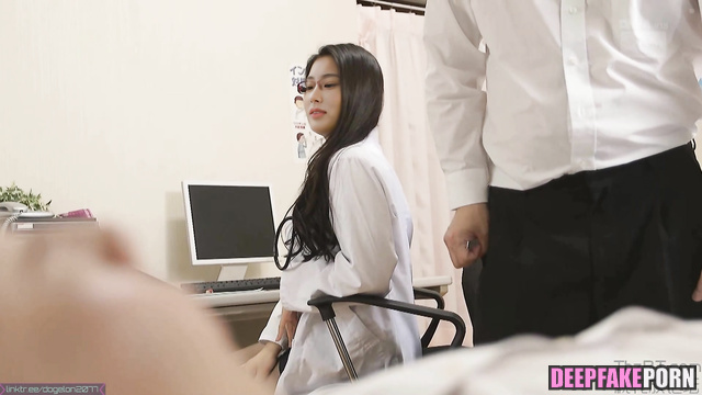 アイズワン セックスシーン horny doctor seduced her shy patient - Hyewon face swap [PREMIUM]
