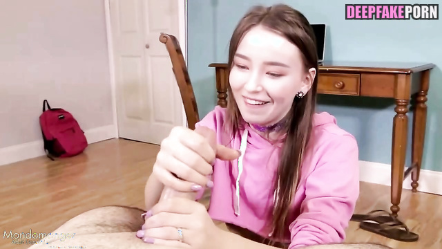 モモランド 本物の偽物 it was the best handjob in her life (Nancy deepfake porn) [PREMIUM]