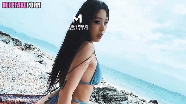 유나 ITZY Yuna got too horny at the beach 섹스 and we had fantastic sex 있지