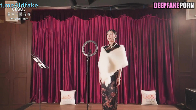 Chinese criminal wanna fuck shy Gina Jin 金晨 深度伪造视频 // real fake