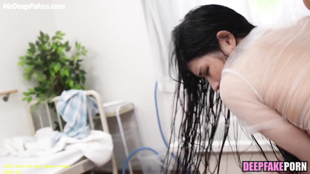 キスオブライフ 本物の偽物 young Natty having fun with a man in stroller / face swap