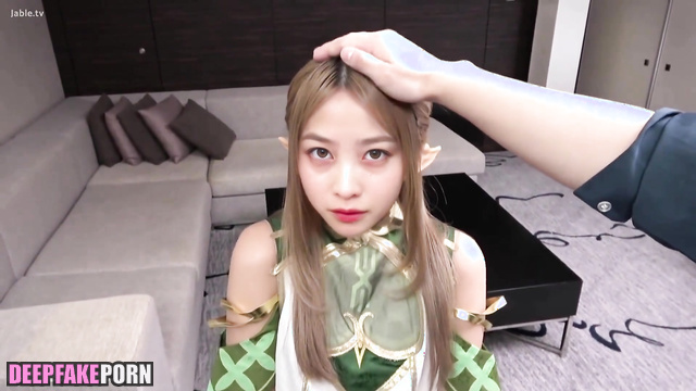 Gorgeous fuck in sexy anime suit (橋本 環奈  ディープフェイクビデオ) Kanna Hashimoto ai