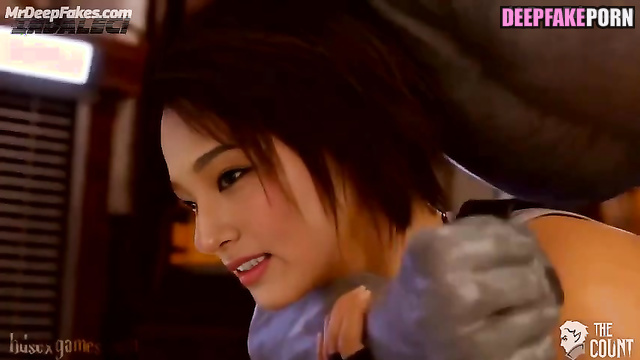 Animated porn of Hyoon getting way too big black cock for her anal