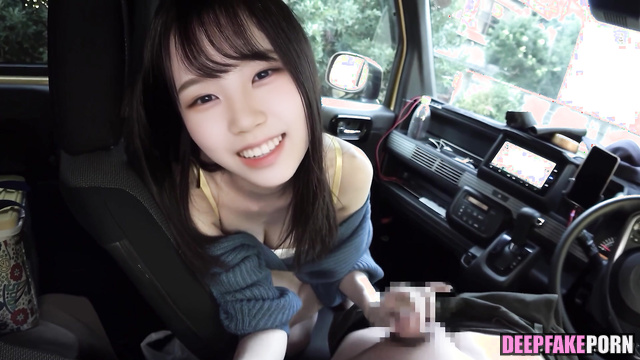 Young slut making handjob to truck driver (우정잉 섹스 장면), ai nanajam777