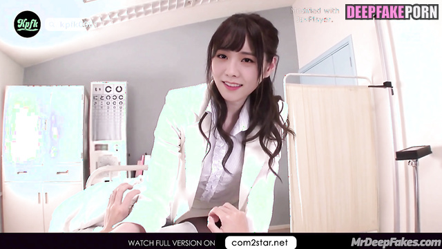 Doctor in black hot pantyhose wants to seduce you, fake Jisoo (지수 블랙핑크)