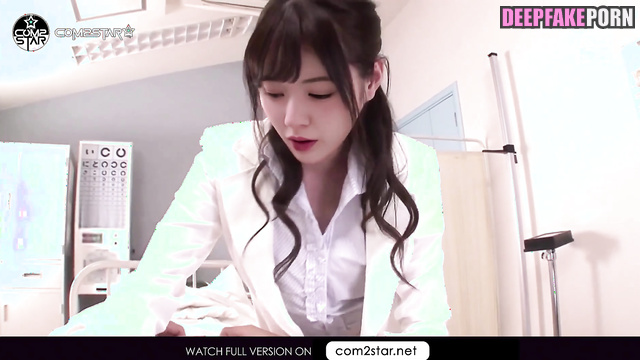 Sexy doctor wants to seduce you / (アイズワン ディープフェイクビデオ) Sakura face swap