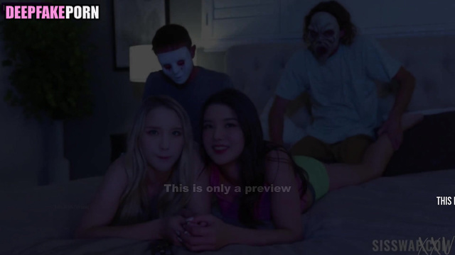 Korean idols Heejin and Eunbi - AI orgy [희진 이달의 소녀 권은비 아이즈원 가짜 포르노]