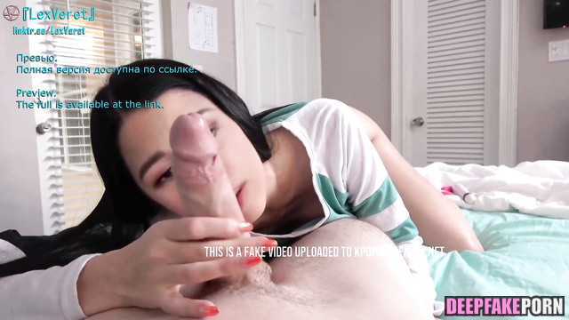 Korean Yujin from (IZ*ONE | IZONE) - uncensored blowjob // 안유진 아이즈원 딥페이크 사까시